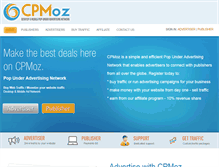Tablet Screenshot of cpmoz.com